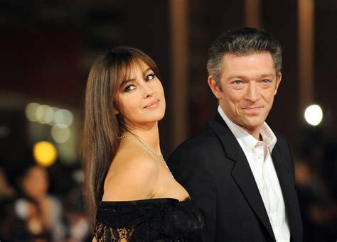 monica bellucci and her husband.